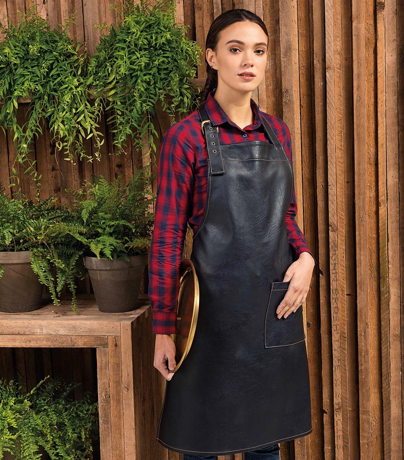 Premier-Faux-Letaher-Bib-Apron-PR139-NAVY2