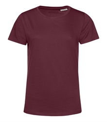 B&C_P_TW02B_organic_E150_women_burgundy_front_