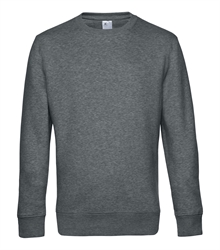 B&C_P_WU01K_King-crew-neck_heather-mid-grey_front_