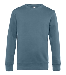 B&C_P_WU01K_King-crew-neck_nordic-blue_front_