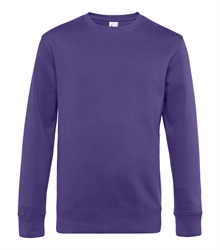 B&C_P_WU01K_King-crew-neck_radiant-purple_front_