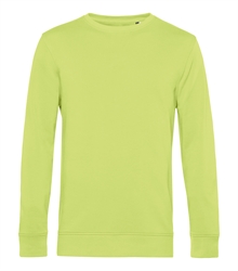 B&C_P_WU31B_Organic-crew-neck_lime_front_