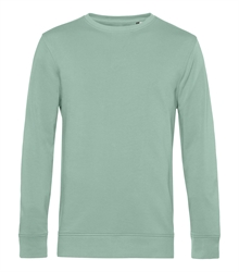 B&C_P_WU31B_Organic-crew-neck_sage_front_