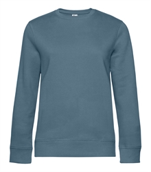 B&C_P_WW01Q_Queen-crew-neck_women_nordic-blue_front_