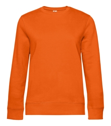 B&C_P_WW01Q_Queen-crew-neck_women_pure-orange_front_