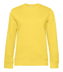 B&C_P_WW01Q_Queen-crew-neck_women_yellow-fizz_front_