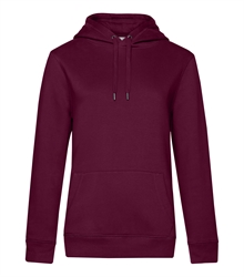 B&C_P_WW02Q_Queen-hooded_women_dark-cherry_front_