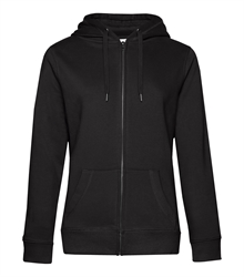 B&C_P_WW03Q_Queen-zipped-hood_women_black-pure_front_