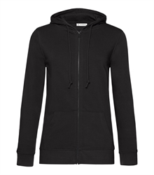 B&C_P_WW36B_Organic-zipped-hood_women_black-pure_front_