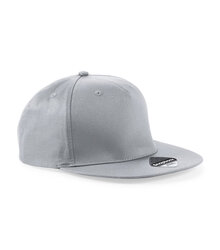 Beechfield_5-Panel-Snapback-Rapper-Cap_B610-Light-Grey