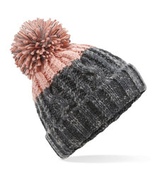 Beechfield_Apres-Beanie_B437_Graphite-Grey-Blush