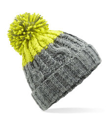 Beechfield_Apres-Beanie_B437_Light-Grey-Citron