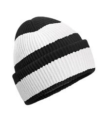 Beechfield_Colour-Block-Beanie_B391R_black_white