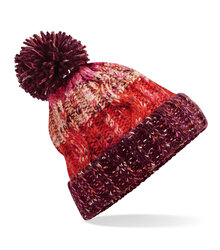 Beechfield_Corkscrew-Pom-Pom-Beanie_B486_Cherry-Sherbet