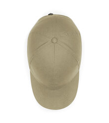 Beechfield_EarthAware-Organic-Cotton-Canvas-Unstructured-Cap_B54N_desert-sand_above-view