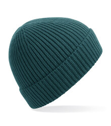 Beechfield_Engineered-Knit-Ribbed-Beanie_B380_Ocean-Green