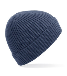 Beechfield_Engineered-Knit-Ribbed-Beanie_B380_Steel-Blue