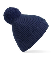 Beechfield_Engineered-Knit-Ribbed-Pom-Pom-Beanie_B382_Oxford-Navy