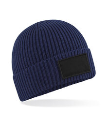 Beechfield_Fashion-Patch-Beanie_B442R_oxford-navy_black