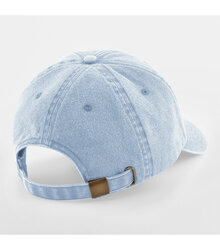 Beechfield_Low-Profile-Vintage-Cap_B655_vintage-light-blue_rear