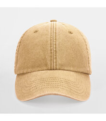 Beechfield_Low-Profile-Vintage-Cap_B655_vintage-mustard_front-on-shot