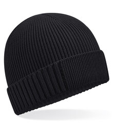 Beechfield_Organic-Cotton-Engineered-Patch-Beanie_B438N_black