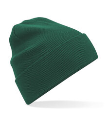 Beechfield_Organic-Cotton-Original-Cuffed-Beanie_B45N_Bottle-Green