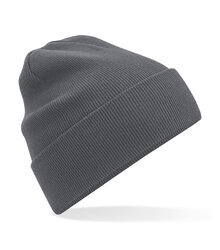 Beechfield_Organic-Cotton-Original-Cuffed-Beanie_B45N_Graphite-Grey