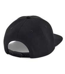 Beechfield_Original-Flat-Peak-6-Panel-Snapback_B661_Black-Black-rear