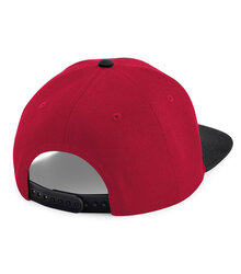 Beechfield_Original-Flat-Peak-6-Panel-Snapback_B661_Classic-Red-Black-rear