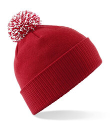 Beechfield_Snowstar-Duo-Beanie_B450_Classic-Red-White-turn-up