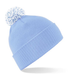 Beechfield_Snowstar-Duo-Beanie_B450_Sky-Blue-White-turn-up