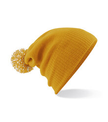 Beechfield_Snowstar-Duo-Beanie_B450_mustard_off-white_slouch