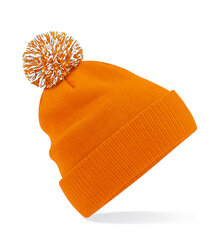 Beechfield_Snowstar-Duo-Beanie_B450_orange_white_turn-up