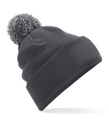 Beechfield_Snowstar-Printers-Beanie_B443_graphite-grey_light-grey