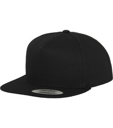 Flexfit-Yupoong_Classic-5-Panel-Snapback_FF6007_6007_black-black_angle