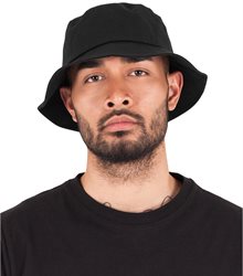 Flexfit Yupoong_Flexfit Cotton Twill Bucket Hat_FF5003_5003_M1-00007_black