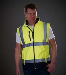 HV006-Hi Vis Yellow-Navy-Model