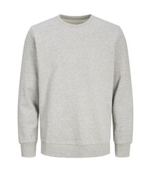 Jack-Jones-Produkt-Blanks_PKTGMS-Blank-Basic-Crew-Neck-Sweat_12263900_Light-Grey-Melange_front_5715603390353_001