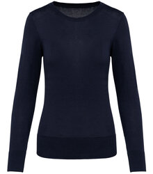 Kariban-Premium_Ladies-Crew-Neck-Supima-Jumper_PK901_DEEPNAVY