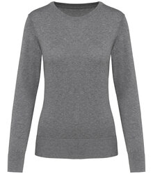 Kariban-Premium_Ladies-Crew-Neck-Supima-Jumper_PK901_GREYHEATHER