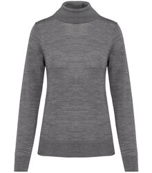 Kariban-Premium_Ladies-Roll-Neck-Merino-Jumper_PK913_GREYHEATHER