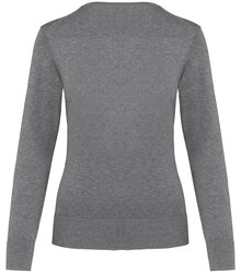 Kariban-Premium_Women-Supima-Cardigan_PK903-B_GREYHEATHER