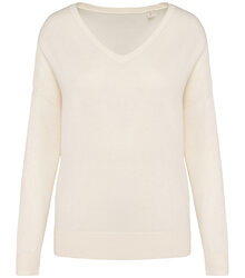 Native-Spirit_Ladies-V-neck-jumper-with-Lyocell_NS921_IVORY