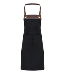 Premier-Espresso-Bib-Apron-PR123-Black-Brown-FT