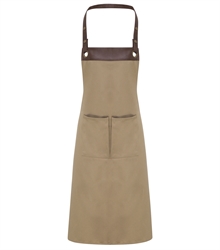 Premier-Espresso-Bib-Apron-PR123-Khaki-Brown-FT