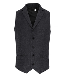 Premier-Mens-Herringebone-Waistcoat-PR625-DarkGrey-FT