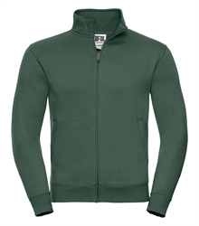 Russell-Authentic-Sweat-jacket-267M-Bottle-green-bueste-front