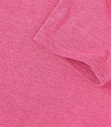 Russell-Childrens-v-neck-HD-T-166F-pink-marl-detail-1