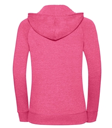 Russell-Ladies-HD-Zipped-Hood-284F-Pink-Marl-back